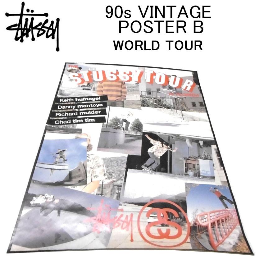 STUSSY（ステューシー） ポスター STUSSY 90s VINTAGE POSTER B アート