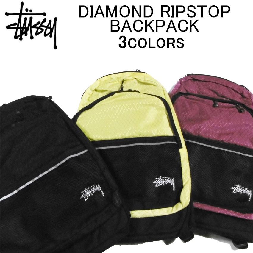 Big Sale ステューシー バックパック リュック Stussy Diamond Ripstop Backpack リュックサック デイバッグ メンズ レディース 男女兼用 Y805 インポートショップ Bills ビルズ 通販 Yahoo ショッピング