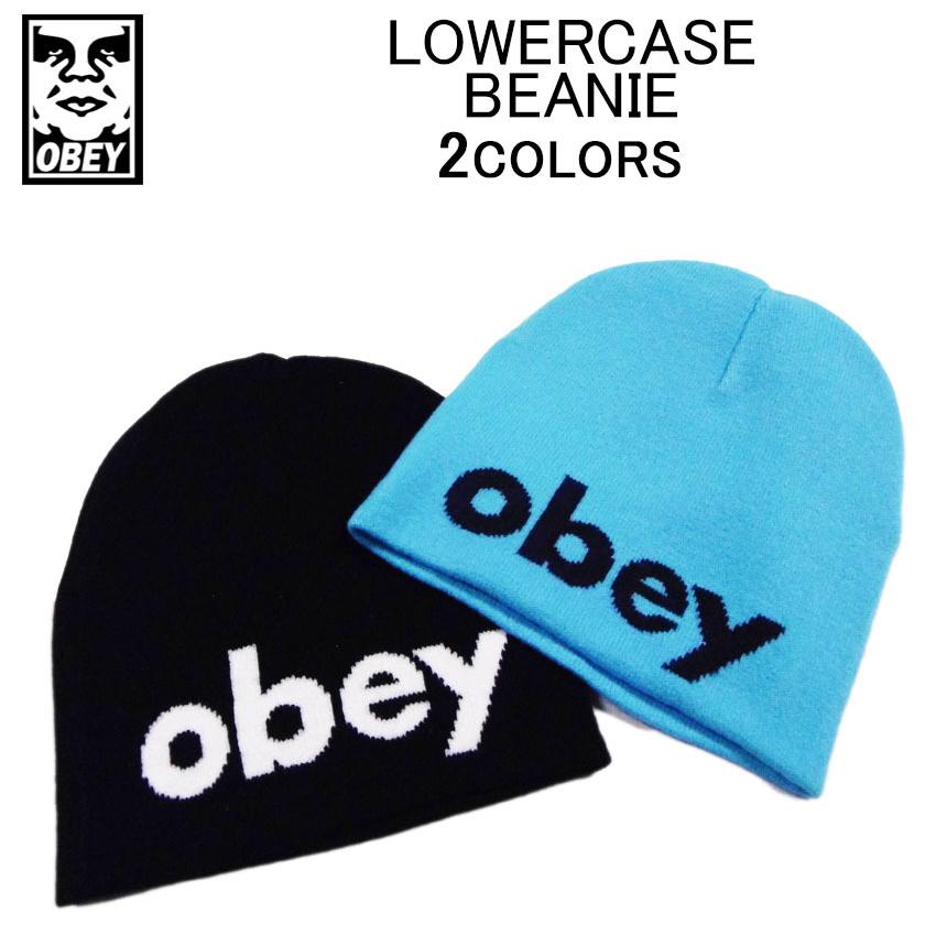OBEY（オベイ） 帽子・キャップ OBEY LOWERCASE BEANIE ビーニー