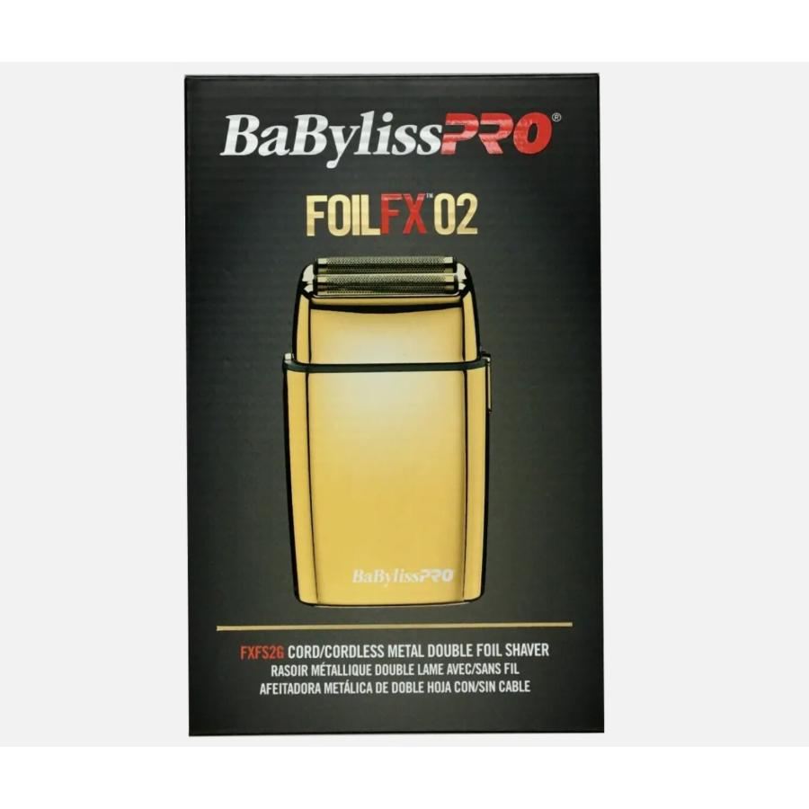 BaByliss PRO ベビリス プロ シェーバー FOILFX02 Cordless Gold BaByliss PRO ベビリス プロ シェーバー FOILFX02 Cordless Gold