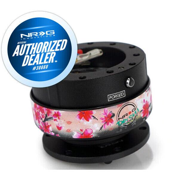 US正規品 NRG Innovations SRK-200BK-SAKURA Quick Release 黒 桜