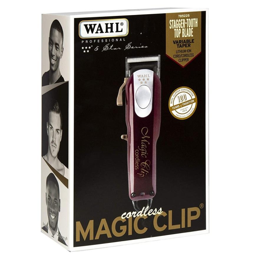 即納 WAHL MAGIC CLIP 5star マジッククリップ トリマー バリカン 業務用 理容師 美容師 シェーバー かりあげ 散髪 仕上げ｜import-shop-m｜02