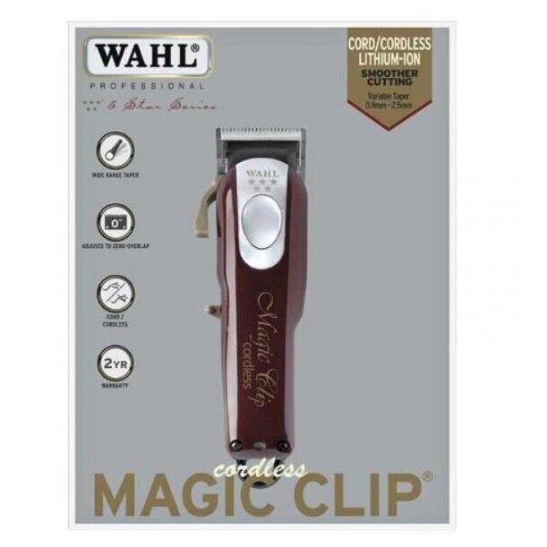 即納 WAHL MAGIC CLIP 5star マジッククリップ トリマー バリカン 業務用 理容師 美容師 シェーバー かりあげ 散髪 仕上げ｜import-shop-m｜04