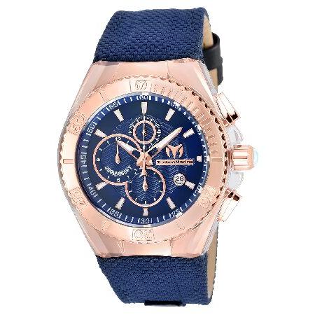 最新入荷 Analog BlueRay Cruise TM-115176 Men's Technomarine Display Watc Blue Quartz 腕時計