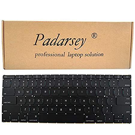 【2021 新作】 US Replacement Padarsey Layout in 12" MacBook for Compatible Black Keyboard その他PCパーツ