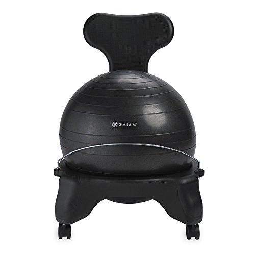 並行輸入品】Gaiam バランスボールチェア エクササイズ/安定性 