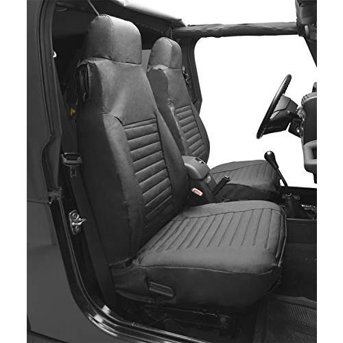 【並行輸入品】Bestop〓29228 35ブラックダイヤモンドフロントハイバックシートカバー03 06用セットラングラー\u0026アンリミテッド Be_1