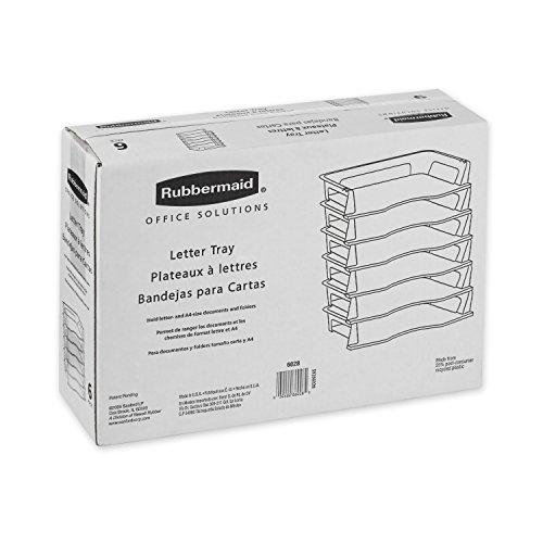 【並行輸入品】(sixtier) Regeneration Letter Tray， Six Tier， Plastic， Black Ru_9