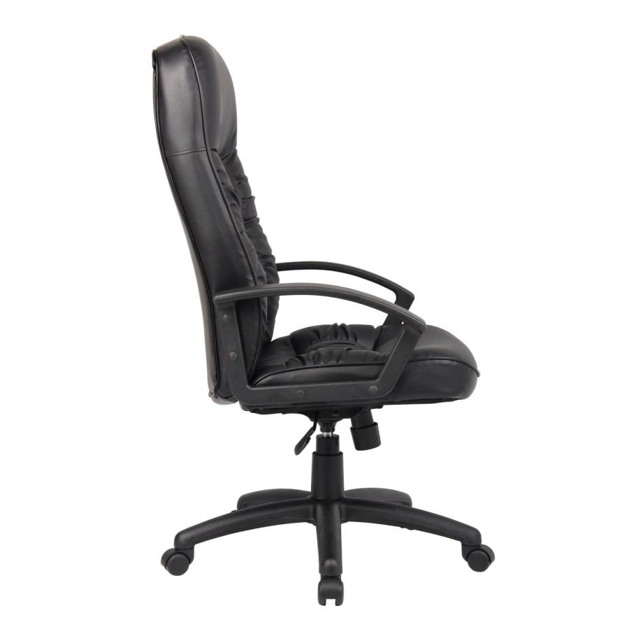Office Products High Back LeatherPlus Chair in 【銀色】 Black 並行輸入品