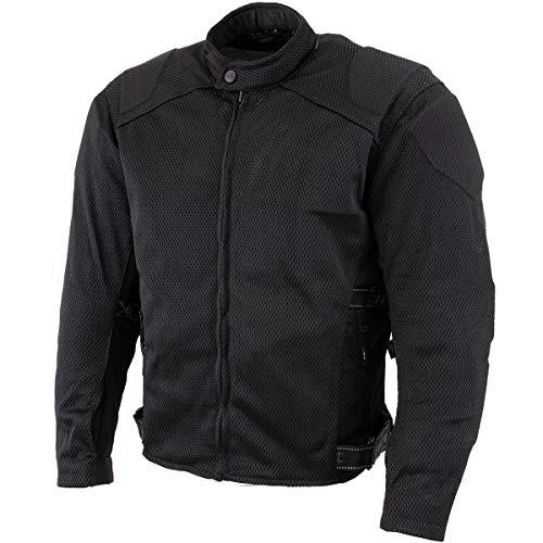 【並行輸入品】Xelement CF2157 メンズキャリバーブラックメッシュバイクジャケット X Armorプロテクション付き   2XL X_1