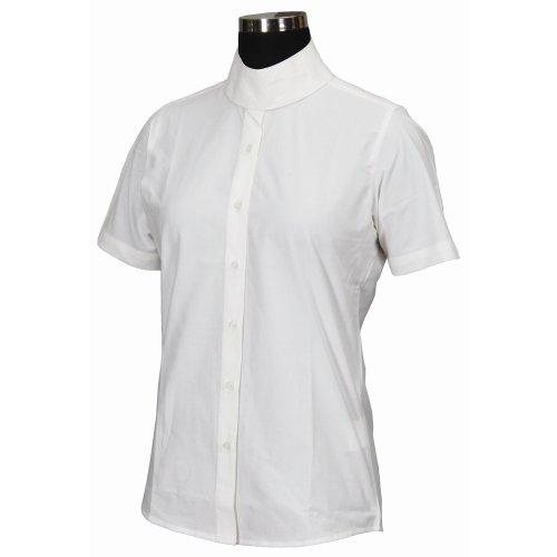 【並行輸入品】TuffRider ガールズ初心者用半袖ショーシャツ（乗馬用シャツ） 14 ホワイト TuffRider Girl's Start_1