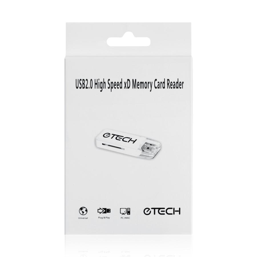 eTECH USB2.0 高速xDメモリーカードリーダー オリンパスとFuji XDピクチャーカード対応 1GB 2GB eTEC 並行輸入品｜import-tabaido｜07