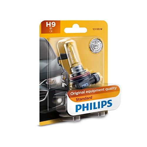 【並行輸入品】Philips 12361B1 H9 標準ハロゲン交換用ヘッドライト電球 1パック Philips 12361B1 H9 Stan_1