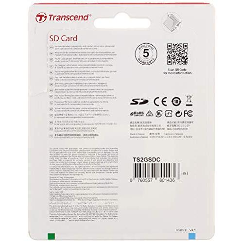 Transcend トランセンド SDカード 2GB Transcend 2GB Secure Digital Card 並行輸入品｜import-tabaido｜05
