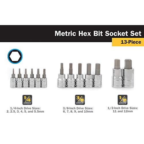 【並行輸入品】Titan 16124 13 pc Mm Hex Bit Set Titan Tools 13 Pc Metric Hex B_7