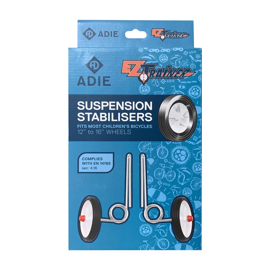 【並行輸入品】Adie Sprung Ez Trainer Stabiliser Wheel White， Size 12/Size 16