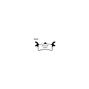 【並行輸入品】BRAKE PAD SINT FA314SV EBC Brakes FA314SV Disc Brake Pad Set_4
