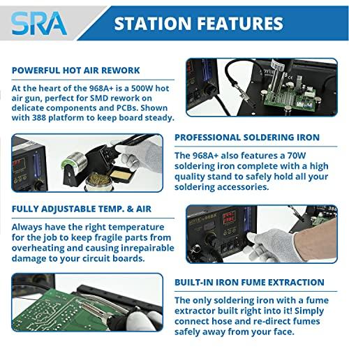 【並行輸入品】Aoyue 968A+ Professional SMD Digital Hot Air Rework Station withの画像