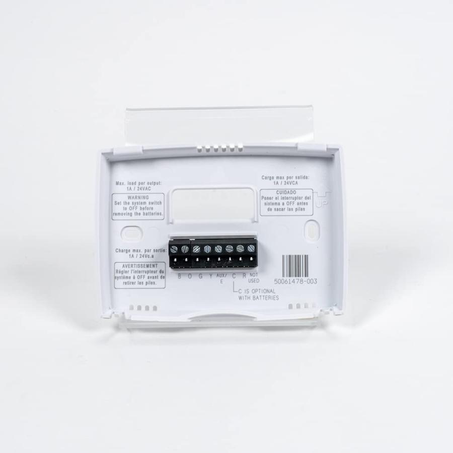 Honeywell TH2210DH1000 PRO 2000 Horizontal Programmable Thermostat – 5+2 Day, Backlit, Heat Pump Compatible (2H/1C)
