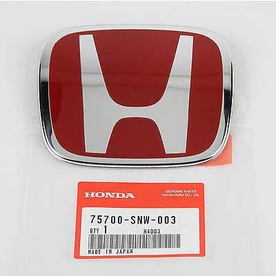 ホンダ（HONDA） 【並行輸入品】ホンダ 純正 レッド H エンブレム 06