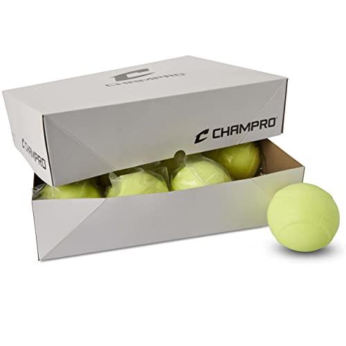 【並行輸入品】CHAMPRO タフフォームソフトボール   12インチ オプティックイエロー (12個パック) CHAMPRO Tough Foの画像