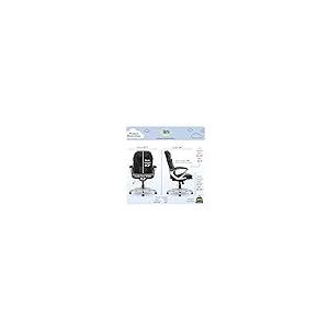 【並行輸入品】Pemberly行Office Chair in Puresoftブラックフェイクレザー Serta Executive Offi_8