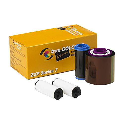 【並行輸入品】ZEBRACARD、消耗品、YMCKO True Colours ixシリーズカラーリボン、ZXPシリーズ7 ZEBRA Tech