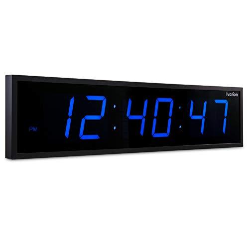 【並行輸入品】DBTech Huge 36 Inch Oversized Digital Blue LED Clock DBTech ...