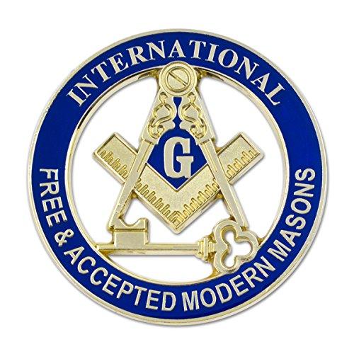 【並行輸入品】Masonic Exchange Internationalフリーメイソンオートエンブレム車デカール International_1