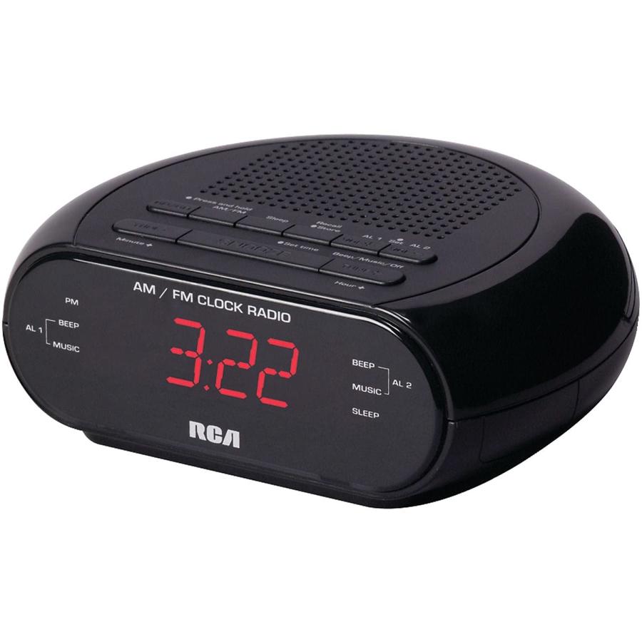 ✨【希少・レア】TOSHIBA タズマニアンデビル AM/FMクロックラジオ✨ 並行輸入品】Audiovox RC205 デュアルウェイククロックラジオ ブラック