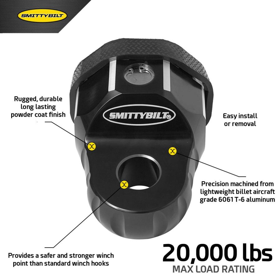 Smittybilt 【並行輸入品】Smittybilt 2820 アルミニウム ウインチ 