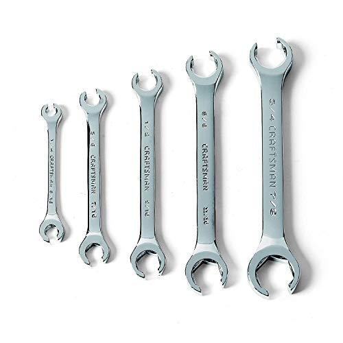 【並行輸入品】Craftsman Flare Nut Wrench Set SAE Polished， 5 pc 9 42012_1