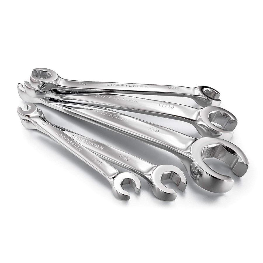 【並行輸入品】Craftsman Flare Nut Wrench Set SAE Polished， 5 pc 9 42012_3