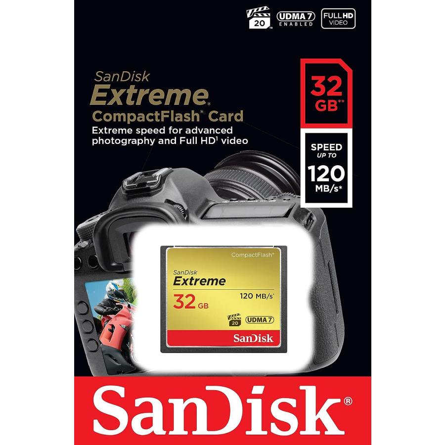 SANDISK ( サンディスク ) 32GB Compact Flash Memory ( 読取速度 最大 120MB 秒 / 　並行輸入｜import-tabaido｜02