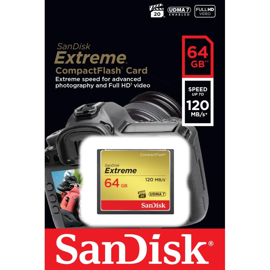 Sandisk ( サンディスク ) 64GB コンパクトフラッシュメモリーカード EXTREME ( 最大読込 120MB/s  並行輸入品｜import-tabaido｜04