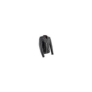 【並行輸入品】Milwaukee Leather SH1011TALL ブラック クラシック ブランド オートバイジャケット メンズ 牛革製 サの画像