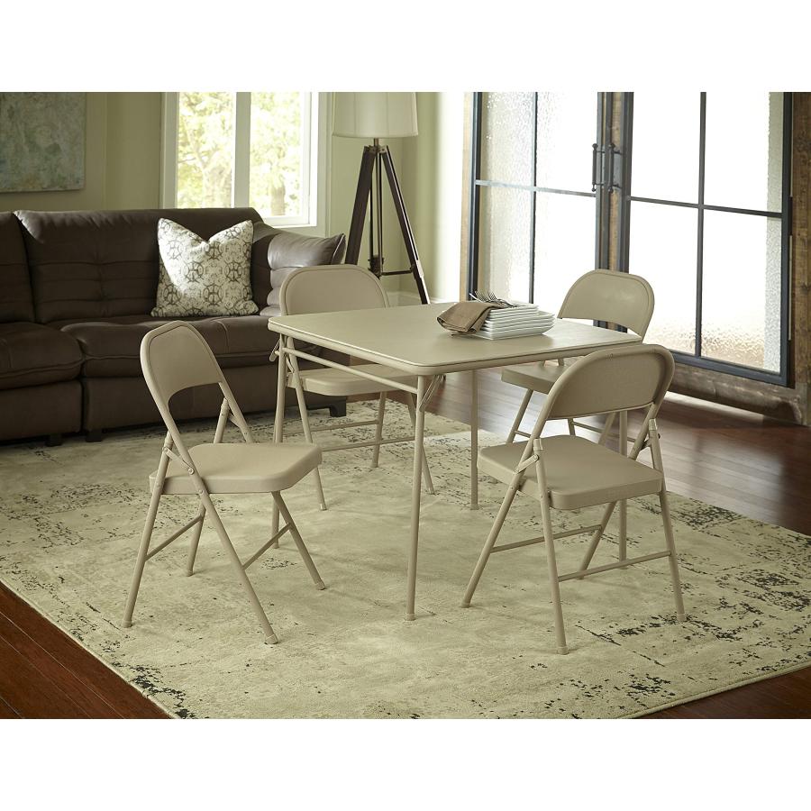 並行輸入品】Cosco 34インチ ビニールトップ 折りたたみテーブル 