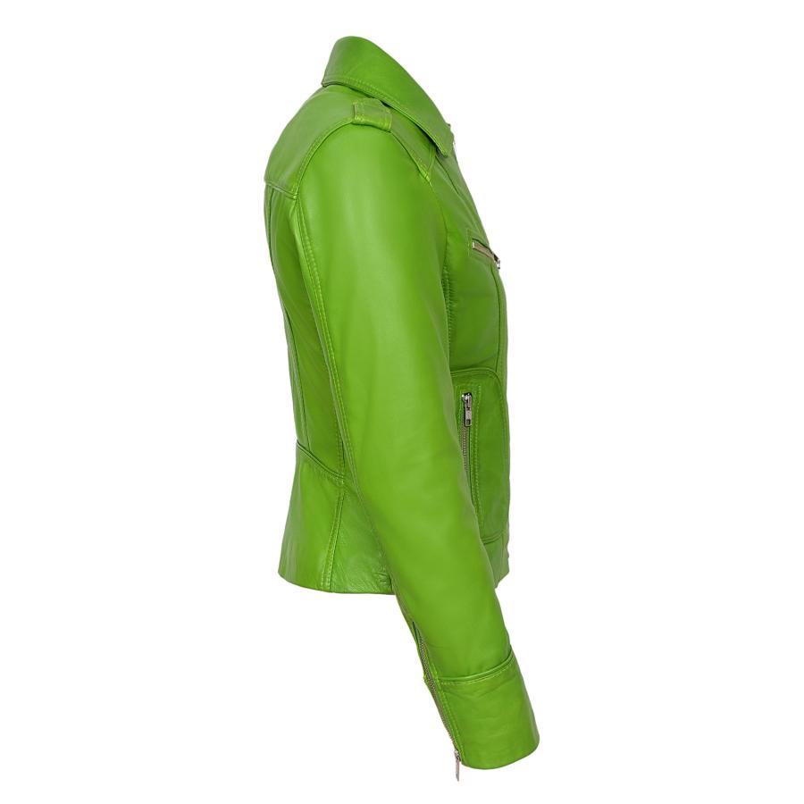 並行輸入品】Rider Ladiesライムグリーンバイカーバイクスタイル