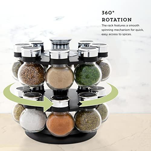 Kamenstein Ellington 16 Jar Revolving Spice Rack with Free Spice  並行輸入品｜import-tabaido｜08