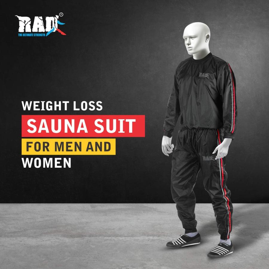 並行輸入品】Heavy Duty Rad Sweat Suit練習ジムサウナスーツFitness