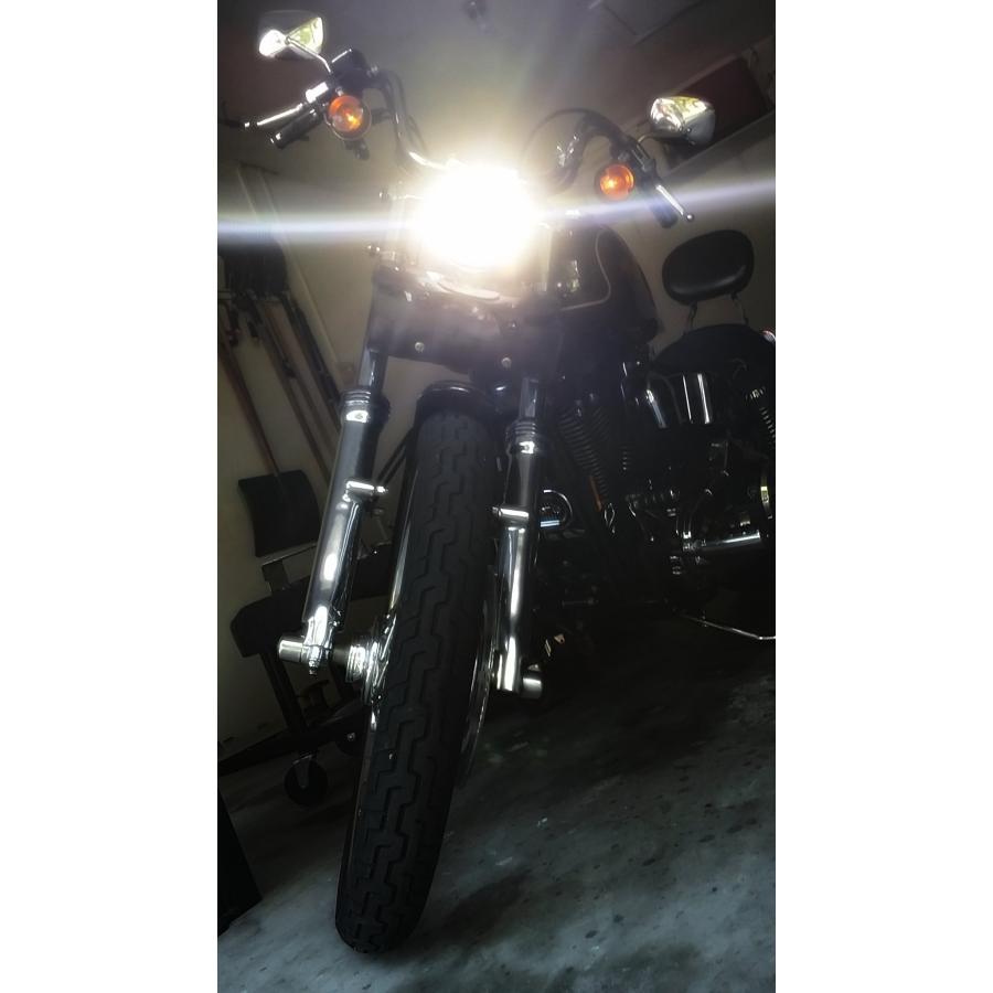【並行輸入品】オートバイLED電球ヘッドライト H4 Harley、ロードキング、エレクトラグライド、ウルトラクラシック、ソフテイル、ダイナ、ヘの画像