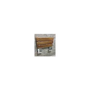 【並行輸入品】DIYHD 15? ?3?/ 4?"モダンチーク材折りたたみシャワーSeatベンチクロム壁マウントシャワーシート DIYHD SD_5