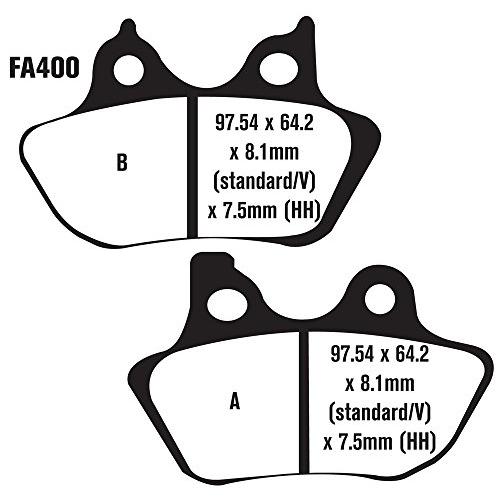【並行輸入品】EBC ブレーキ EBPCK2030 フロント半焼結Vパッド ブレーキパッド交換キット EBC Brakes EBPCK2030_4