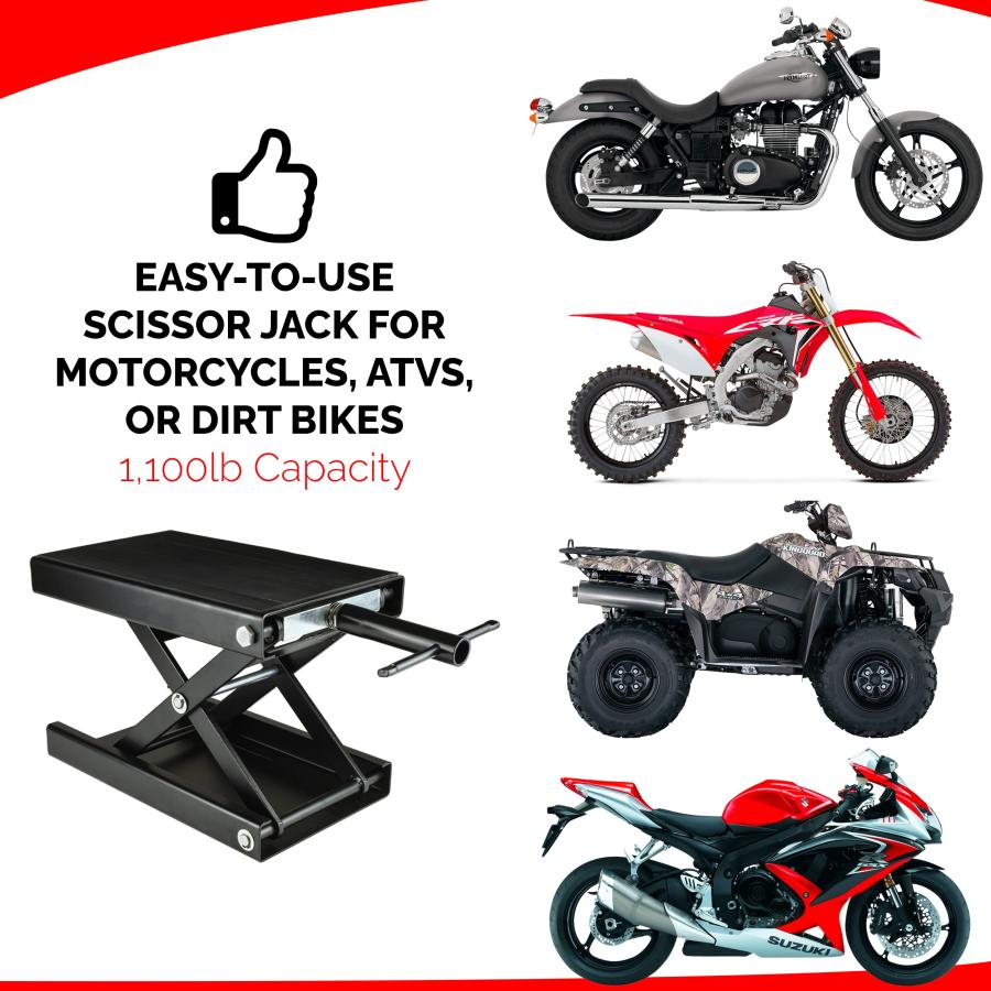 並行輸入品】ヴェノムMotorcycleセンタージャックHoist Scissorリフト