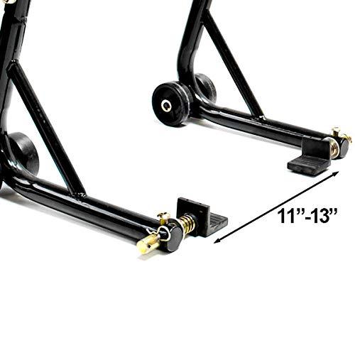 【並行輸入品】Venom Motorcycle Rear Swingarm Paddle Wheel Lift Stand Compatibl_4