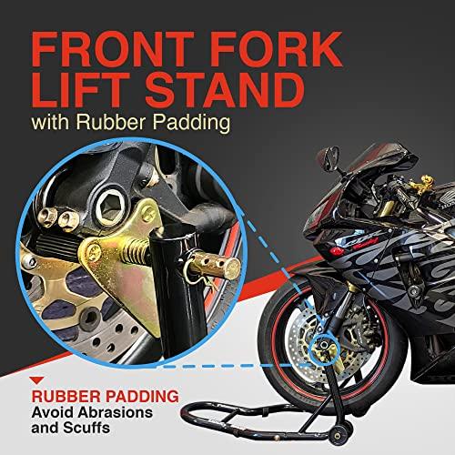 並行輸入品】Venom Motorcycle Front+Rear Spool Dual Lift Stand