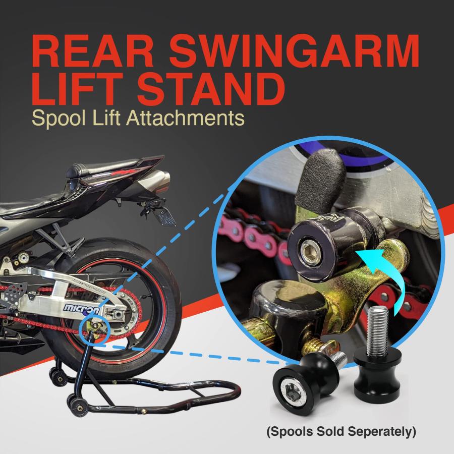並行輸入品】ヴェノムMotorcycle前面+背面スプールリフトスタンド