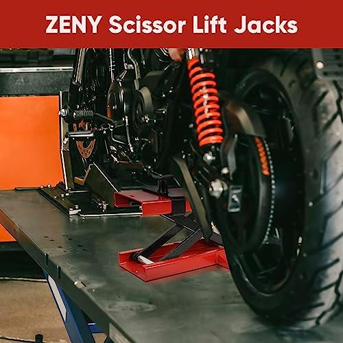 【並行輸入品】ZENY 1100ポンド オートバイセンターシザーリフトジャッキ ホイストスタンド バイク ATVスクーター クランクスタンド Z_3