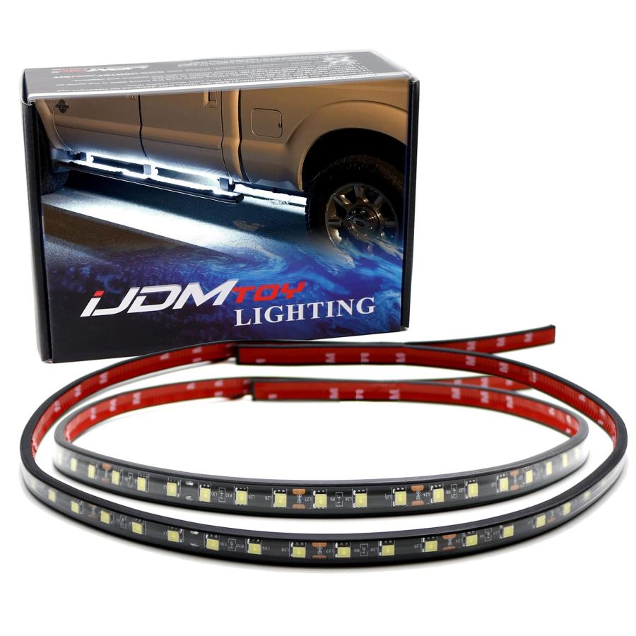 iJDMTOY (2) 40 Inch 63 SMD Flexible LED Running Board/Side Step 並行輸入品 ...