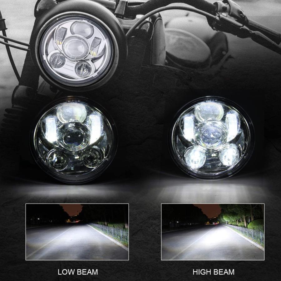 【並行輸入品】SUNPIE 5 3 / 4 5.75インチデイメーカープロジェクターLEDヘッドライトヘッドランプ45W DC 12 30V 6_6